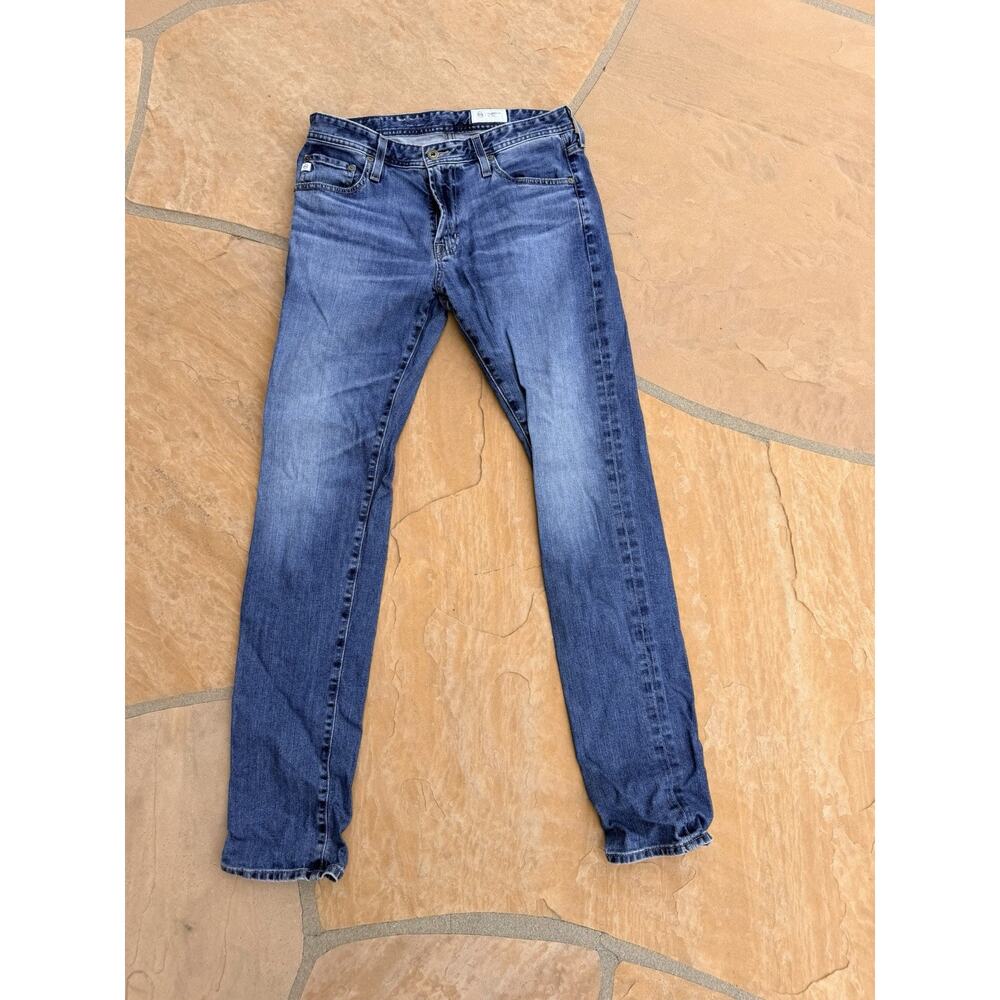 AG Adriano Goldschmied Tellis Modern Slim Stretch Dark Denim Jeans Mens 32x34 CC